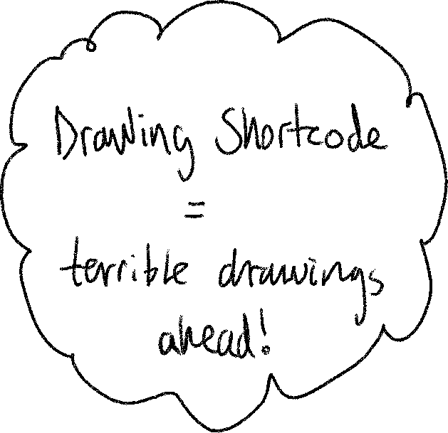 Drawing Shortcode = terrible drawings ahead!